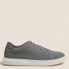 M&S Collection Men's Trainers Mesh Lace-Up Trainers