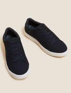 M&S Collection Men's Trainers Mesh Lace-Up Trainers -New In Mens Store SD 03 T03 0070 F0 X EC 2