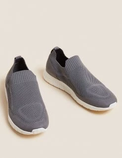 M&S Collection Men's Trainers Light As Air™ Slip-On Trainers -New In Mens Store SD 03 T03 0072 VP X EC 2