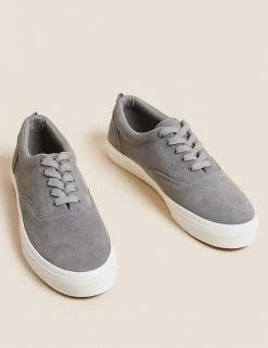 M&S Collection Men's Trainers Suede Pumps -New In Mens Store SD 03 T03 0076 AS X EC 2