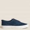 M&S Collection Men's Trainers Suede Pumps