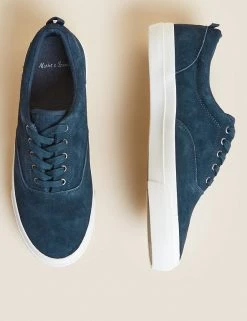 M&S Collection Men's Trainers Suede Pumps -New In Mens Store SD 03 T03 0076 F0 X EC 1