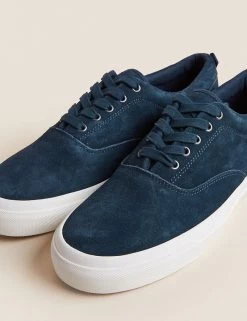 M&S Collection Men's Trainers Suede Pumps -New In Mens Store SD 03 T03 0076 F0 X EC 90