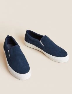 M&S Collection Men's Trainers Suede Slip-On Pumps 13 M&S Collection Men's Trainers Suede Slip-On Pumps -New In Mens Store SD 03 T03 0082 F0 X EC 2