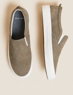 M&S Collection Men's Trainers Suede Slip-On Pumps 17 M&S Collection Men's Trainers Suede Slip-On Pumps -New In Mens Store SD 03 T03 0082 TK X EC 1
