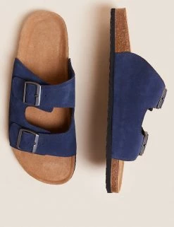 M&S Collection Men's Slippers Suede Slip-On Sandals 17 M&S Collection Men's Slippers Suede Slip-On Sandals -New In Mens Store SD 03 T03 2095 F0 X EC 1