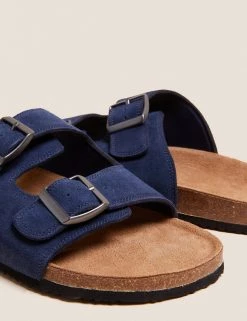 M&S Collection Men's Slippers Suede Slip-On Sandals 16 M&S Collection Men's Slippers Suede Slip-On Sandals -New In Mens Store SD 03 T03 2095 F0 X EC 90