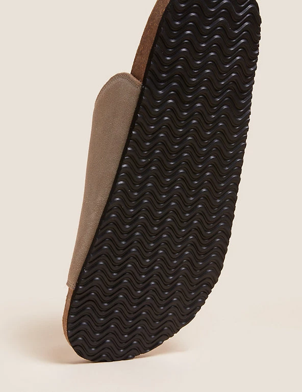 M&S Collection Men's Slippers Suede Slip-On Sandals 5 M&S Collection Men's Slippers Suede Slip-On Sandals - Image 5