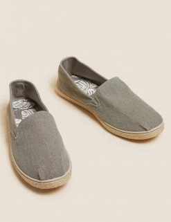 M&S Collection Men's Casual Shoes Canvas Espadrilles -New In Mens Store SD 03 T03 2156 T0 X EC 2