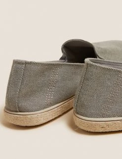 M&S Collection Men's Casual Shoes Canvas Espadrilles -New In Mens Store SD 03 T03 2156 T0 X EC 90
