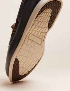 M&S Collection Men's Shoes Leather Boat Shoes -New In Mens Store SD 03 T03 2204 F0 X EC 3