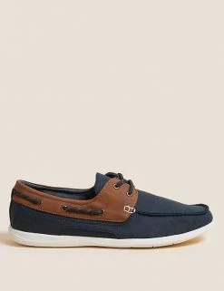 M&S Collection Men's Casual Shoes Deck Shoes