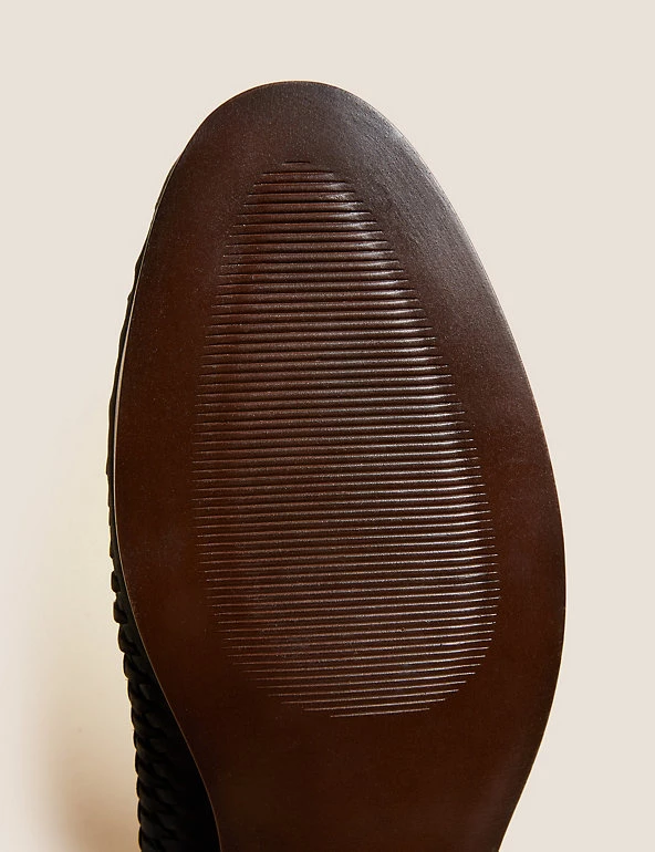 M&S Collection Men's Smart Shoes Leather Slip-On Loafers 5 M&S Collection Men's Smart Shoes Leather Slip-On Loafers - Image 5