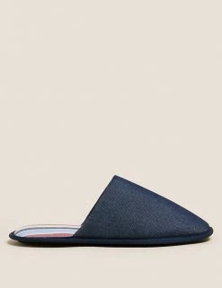 M&S Collection Men's Slippers Mule Slippers With Freshfeet™ -New In Mens Store SD 03 T03 8710S F0 X EC 0