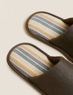 M&S Collection Men's Slippers Mule Slippers With Freshfeet™ -New In Mens Store SD 03 T03 8710S KA X EC 90