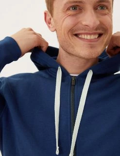 M&S Collection Men's Pyjamas Cotton Rich Loungewear Hoodie -New In Mens Store SD 03 T07 3359 XB X EC 0