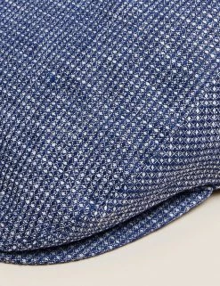 M&S Collection Men's Hats Pure Linen Textured Flat Cap 5 M&S Collection Men's Hats Pure Linen Textured Flat Cap -New In Mens Store SD 03 T09 1207 E4 X EC 1