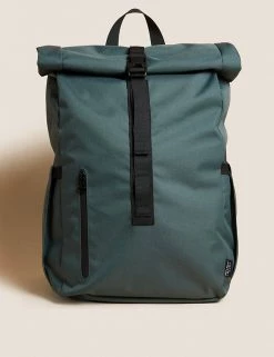 M&S Collection Men's Bags Recycled Polyester Pro-Tect™ Backpack -New In Mens Store SD 03 T09 1770 J0 X EC 3