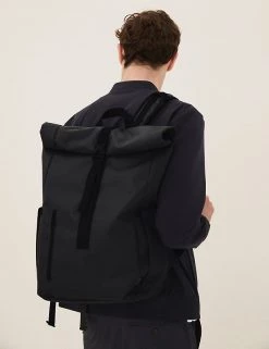M&S Collection Men's Bags Recycled Polyester Pro-Tect™ Backpack -New In Mens Store SD 03 T09 1770 Y0 X EC 0