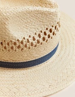 M&S Collection Men's Hats Broad Brim Ambassador Hat -New In Mens Store SD 03 T09 1821 V0 X EC 1