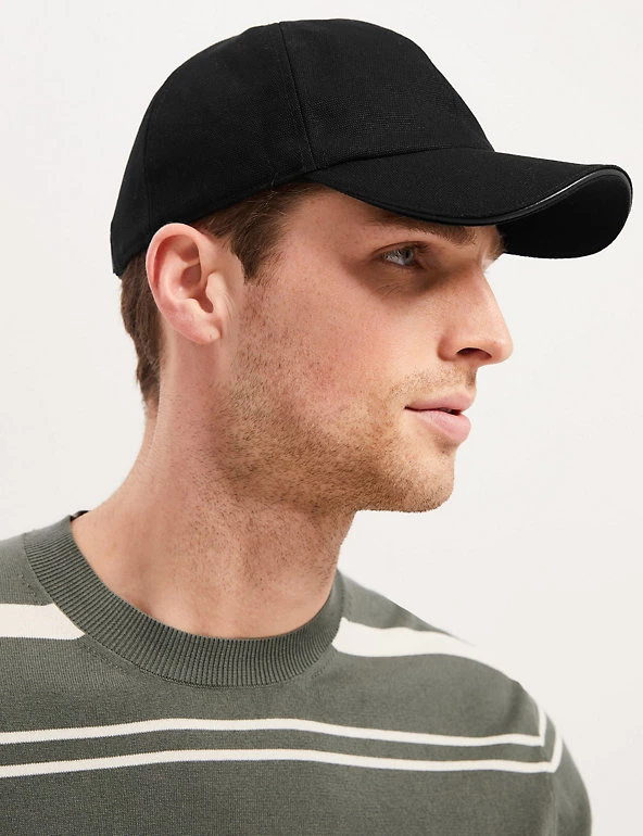 Autograph Men's Hats Leather Trimmed Baseball Cap 1 Autograph Men's Hats Leather Trimmed Baseball Cap