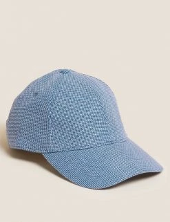 M&S Collection Men's Hats Cotton Rich Textured Baseball Cap 4 M&S Collection Men's Hats Cotton Rich Textured Baseball Cap -New In Mens Store SD 03 T09 2336 E4 X EC 90