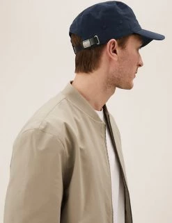 M&S Collection Men's Hats Pure Cotton Baseball Cap