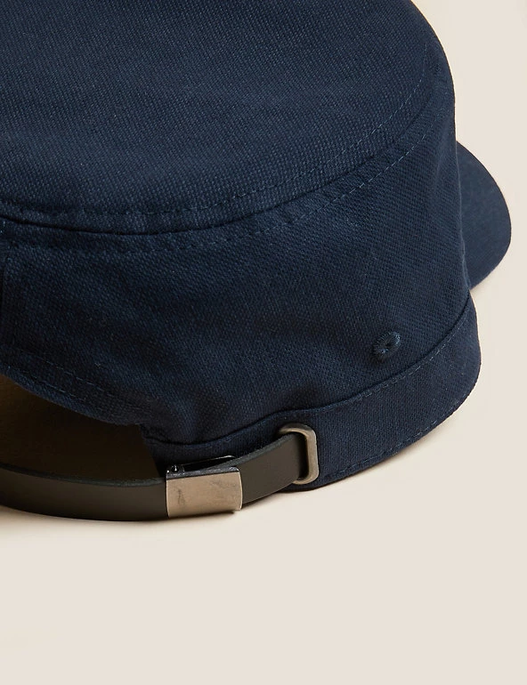 M&S Collection Men's Hats Pure Cotton Baseball Cap 3 M&S Collection Men's Hats Pure Cotton Baseball Cap - Image 3