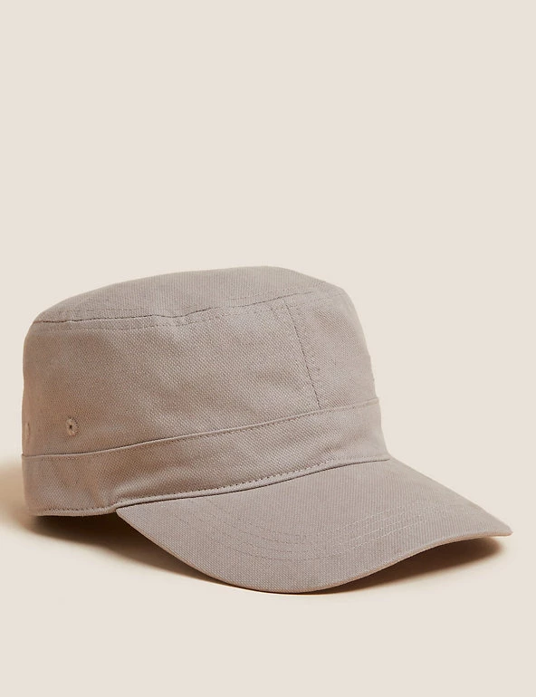 M&S Collection Men's Hats Pure Cotton Baseball Cap 5 M&S Collection Men's Hats Pure Cotton Baseball Cap - Image 5