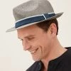 M&S Collection Men's Hats Braided Trilby
