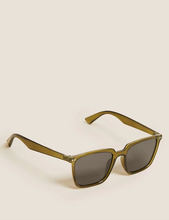 M&S Collection Men's Sunglasses D Frame Polarised Sunglasses 5 M&S Collection Men's Sunglasses D Frame Polarised Sunglasses - Image 5