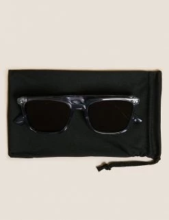 M&S Collection Men's Sunglasses D Frame Polarised Sunglasses 8 M&S Collection Men's Sunglasses D Frame Polarised Sunglasses -New In Mens Store SD 03 T09 6606 T0 X EC 3