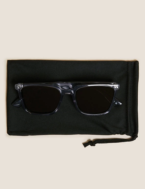 M&S Collection Men's Sunglasses D Frame Polarised Sunglasses 3 M&S Collection Men's Sunglasses D Frame Polarised Sunglasses - Image 3