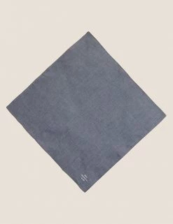 M&S Collection Men's Handkerchiefs 5pk Antibacterial Pure Cotton Handkerchiefs -New In Mens Store SD 03 T09 9143 F4 X EC 2