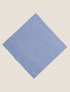 M&S Collection Men's Handkerchiefs 5pk Antibacterial Pure Cotton Handkerchiefs -New In Mens Store SD 03 T09 9143 F4 X EC 4