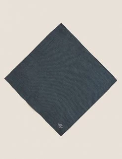 M&S Collection Men's Handkerchiefs 5pk Antibacterial Pure Cotton Handkerchiefs -New In Mens Store SD 03 T09 9143 F4 X EC 90