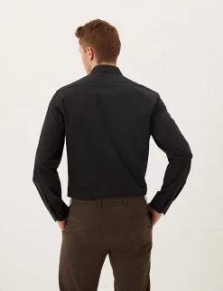 M&S Collection Formal Shirts Regular Fit Easy Iron Pure Cotton Shirt -New In Mens Store SD 03 T11 2191M Y0 X EC 1