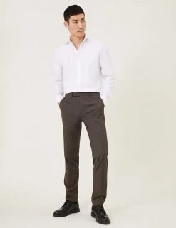 M&S Collection Formal Shirts Regular Fit Easy Iron Pure Cotton Shirt -New In Mens Store SD 03 T11 2191M Z0 X EC 1