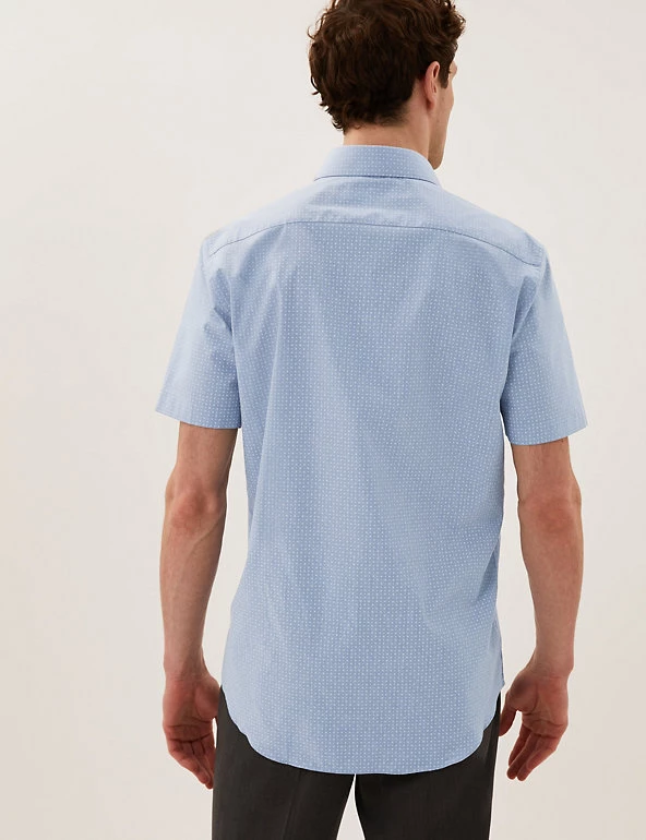 M&S Collection Formal Shirts 2pk Regular Fit Cotton Rich Shirts 6 M&S Collection Formal Shirts 2pk Regular Fit Cotton Rich Shirts - Image 6