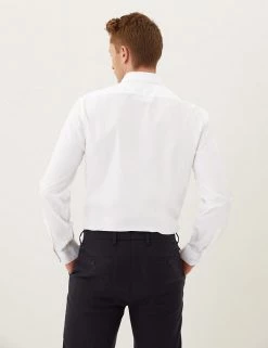 M&S Collection Formal Shirts 2pk Regular Fit Pure Cotton Shirts -New In Mens Store SD 03 T11 3191M Z0 X EC 2