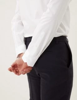 M&S Collection Formal Shirts 2pk Regular Fit Pure Cotton Shirts -New In Mens Store SD 03 T11 3191M Z0 X EC 3