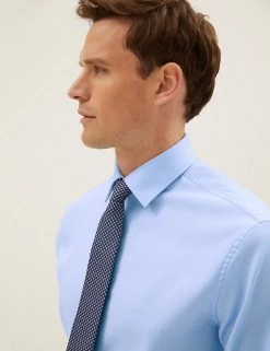 M&S SARTORIAL Formal Shirts Regular Fit Pure Cotton Twill Shirt -New In Mens Store SD 03 T11 4015 E0 X EC 1