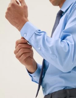 M&S SARTORIAL Formal Shirts Regular Fit Pure Cotton Twill Shirt -New In Mens Store SD 03 T11 4015 E0 X EC 2