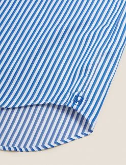 M&S SARTORIAL Formal Shirts Regular Fit Pure Cotton Striped Shirt -New In Mens Store SD 03 T11 4090 E4 X EC 9