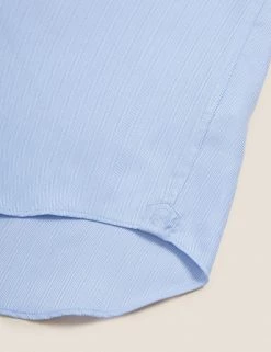 M&S SARTORIAL Formal Shirts Slim Fit Easy Iron Pure Cotton Twill Shirt -New In Mens Store SD 03 T11 4106S E0 X EC 9