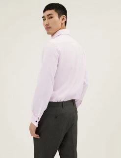 M&S SARTORIAL Formal Shirts Tailored Fit Pure Cotton Twill Shirt -New In Mens Store SD 03 T11 4106T QA X EC 3