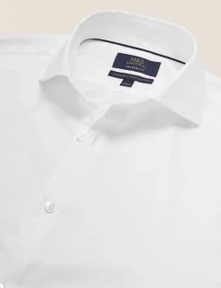 M&S SARTORIAL Formal Shirts Tailored Fit Pure Cotton Twill Shirt -New In Mens Store SD 03 T11 4106T Z0 X EC 8