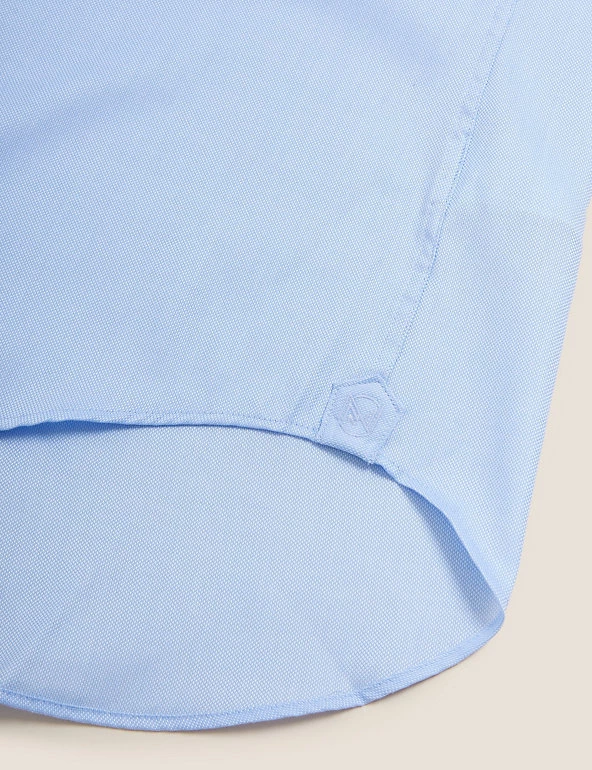 M&S SARTORIAL Formal Shirts Tailored Fit Easy Iron Pure Cotton Shirt 9 M&S SARTORIAL Formal Shirts Tailored Fit Easy Iron Pure Cotton Shirt - Image 9