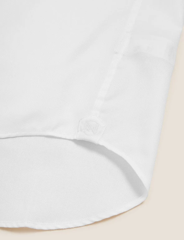 M&S SARTORIAL Formal Shirts Tailored Fit Easy Iron Pure Cotton Shirt 18 M&S SARTORIAL Formal Shirts Tailored Fit Easy Iron Pure Cotton Shirt - Image 18