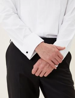 M&S Collection Formal Shirts Regular Fit Pure Cotton Dinner Shirt -New In Mens Store SD 03 T11 7492D Z0 X EC 2